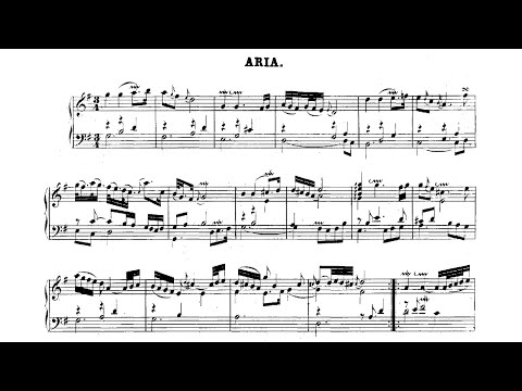 JS Bach: Goldberg Variations BWV 988 - Ralph Kirkpatrick, 1958 - Archiv 198 020 SAPM (SCORE)